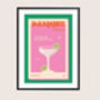 Retro Daiquiri Cocktail Print, thumbnail 2 of 4