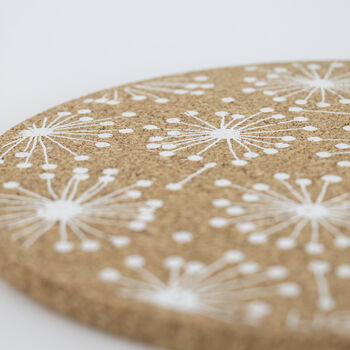 Cork Placemats And Coasters | Dandelion, 8 of 8