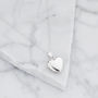 Small Solid Gold Or Silver Heart Locket Necklace, thumbnail 5 of 12