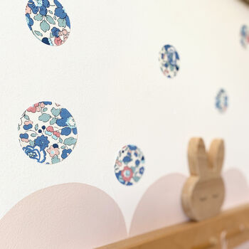 Liberty Fabric Bubble/Circle Wall Stickers, 2 of 7