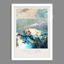 Pavey Ark With Jack's Rake Lake District Poster Print, thumbnail 4 of 5
