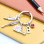 Builder Personalised Keyring Gift For Diy Fan, thumbnail 3 of 8