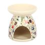 Cream Midnight Bloom Print Oil Burner, thumbnail 2 of 2