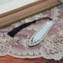 Vintage Silver Plated Cutlery Scroll Bookmark, thumbnail 1 of 3