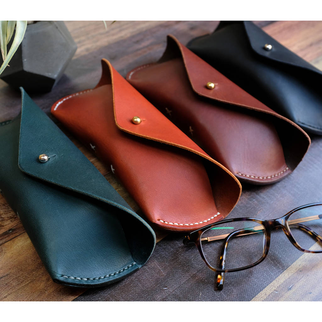 Italian Leather Glasses Case, 1 of 12