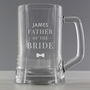 Groom Gifts Personalised Engraved Pint Tankard For Best Man, thumbnail 6 of 10