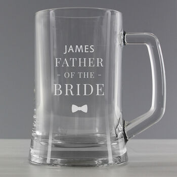 Groom Gifts Personalised Engraved Pint Tankard For Best Man, 6 of 10