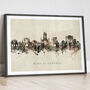 Bury St Edmunds Skyline Cityscape Art Print, thumbnail 12 of 12