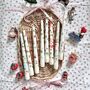 Hand Painted Ivory Christmas Taper Candles, thumbnail 1 of 9