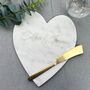 Personalised Heart Shaped Marble Serving Platter, thumbnail 2 of 4