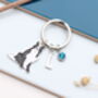 Personalised Border Collie Keyring, thumbnail 5 of 11