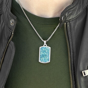 Personalised Men's Semi Precious Gemstone Necklace, 10 of 12