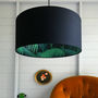 Cole And Son Palm Jungle Silhouette Lampshades In Black, thumbnail 1 of 6