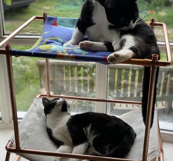 Stackable Copper Cat Bed/ Cat Tower, 7 of 11