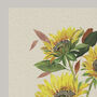 Sunflower Art Print, thumbnail 3 of 3