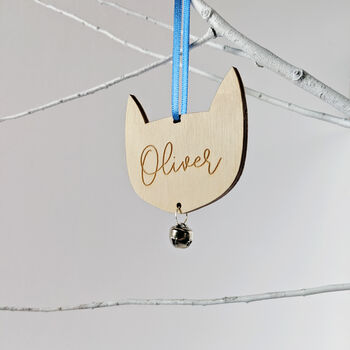 Personalised Cat Christmas Decoration, 3 of 4