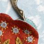 Embroidered Scissors Pouch And Mini Pincushion, thumbnail 3 of 4