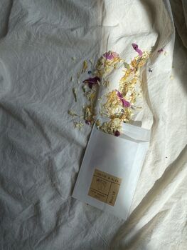 Personalised Botanical Dried Petal Confetti Packets, 3 of 7