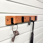 Coat Hook Reclaimed Wooden Flip Down, Flip Up Wall Mounted, thumbnail 2 of 7