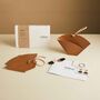 Leather Coffee Filter Holder Premium Leather Diy Kit, thumbnail 2 of 8