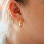 Jenn Gold Teardrop Stud Earrings, thumbnail 3 of 3