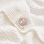 Personalised Welcome To The World Ivory Shawl, thumbnail 4 of 5