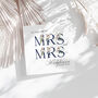 Personalised Navy Floral Wedding Card, thumbnail 3 of 4