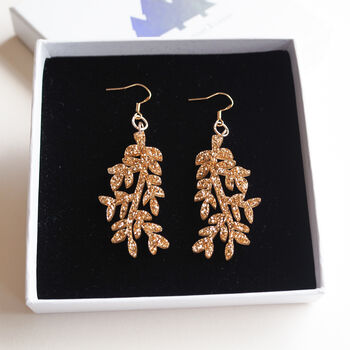 Acrylic Leaf Botanical Earring, 3 of 11