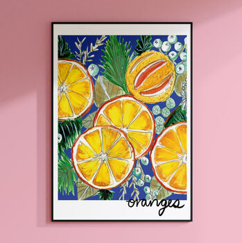 Oranges Kitchen Print, 3 of 11