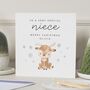 Personalised Christmas Card For Niece, thumbnail 1 of 7