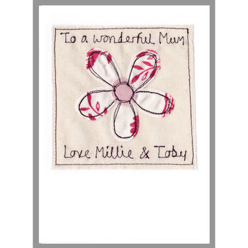 Personalised Flower Birthday Card For Her, 9 of 12