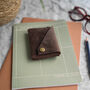 Brown Bird Print Leather Wallet, thumbnail 4 of 7