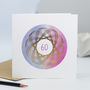 60th Birthday Card For Him Or Her With Gold Foiling, thumbnail 1 of 4
