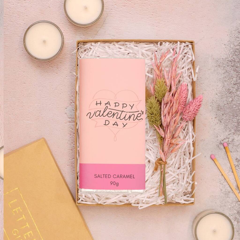 Valentine's Mini Chocolate And Flowers Gift Set By Letterbox Gifts