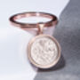 1966 60th Birthday Sixpence Coin Keyring Gift, thumbnail 3 of 5