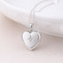 Personalised Sterling Silver North Star Heart Photo Locket Necklace, thumbnail 1 of 9