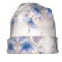 Soft Chemo Headwear Beanie Hat Bandana Lilac Blue Flowers, thumbnail 5 of 6