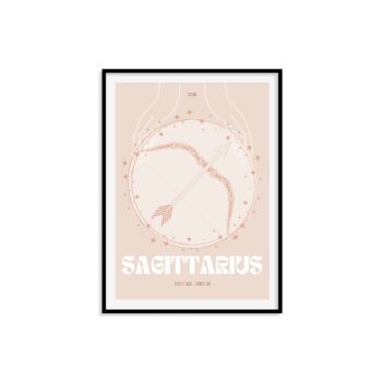 Sagittarius Zodiac Print, 10 of 12