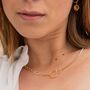 Contrast Chain Necklace With Infinity Pendant, thumbnail 1 of 4