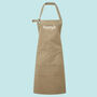 Premium Canvas Personalised Apron With Motif, thumbnail 6 of 8