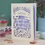 Personalised Papercut 'Be my Godmother?' Card, thumbnail 1 of 6