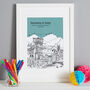 Personalised Derby Graduation Gift Print, thumbnail 1 of 9