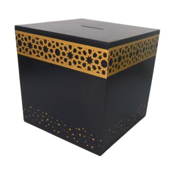 Wooden Kaaba Money Box, 2 of 7