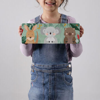 Personalised Aussie Animals Wooden Name Puzzle, 3 of 6