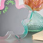 Personalised Iridescent Flower Side Table Mirror Stand, thumbnail 4 of 6