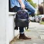 Personalised Camo And Leather Backpack, thumbnail 4 of 5