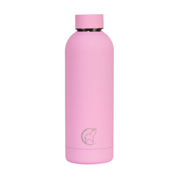 Dark Pink 500ml Insulated Soft Touch Water, 2 of 2