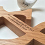 Personalised Couple Initial Oak Letters, thumbnail 3 of 4