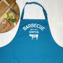 Barbecue With The … Personalised Bbq Apron, thumbnail 3 of 5