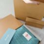 Eau De Nil Personalised 100% Cashmere Cable Knit Baby Blanket Gift Boxed, thumbnail 3 of 5